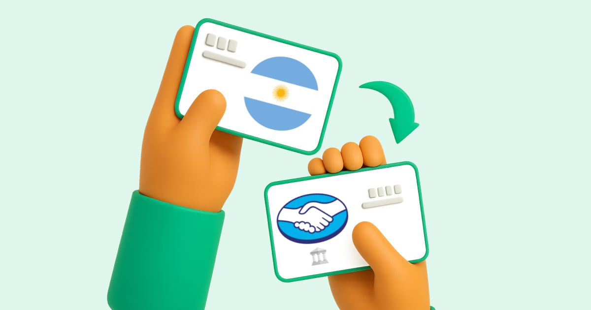 Pasar Transferencia bancaria Argentina a Mercado Pago