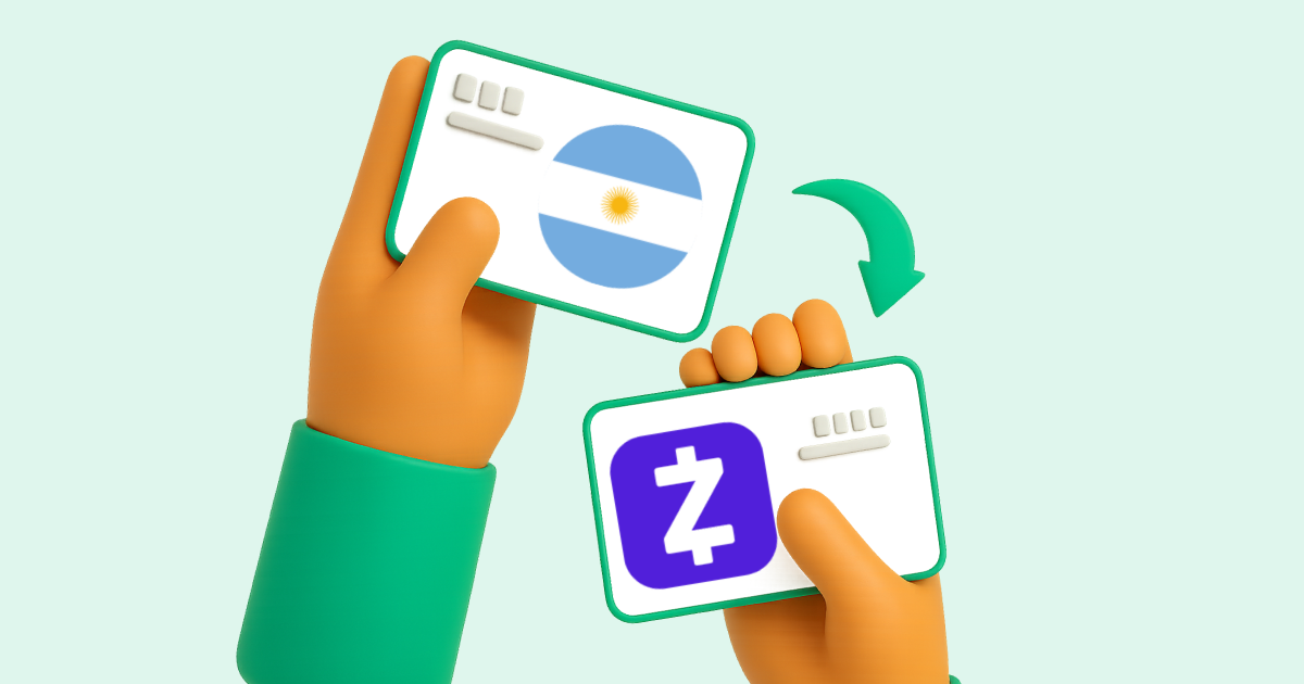 Pasar Transferencia bancaria Argentina a Zelle