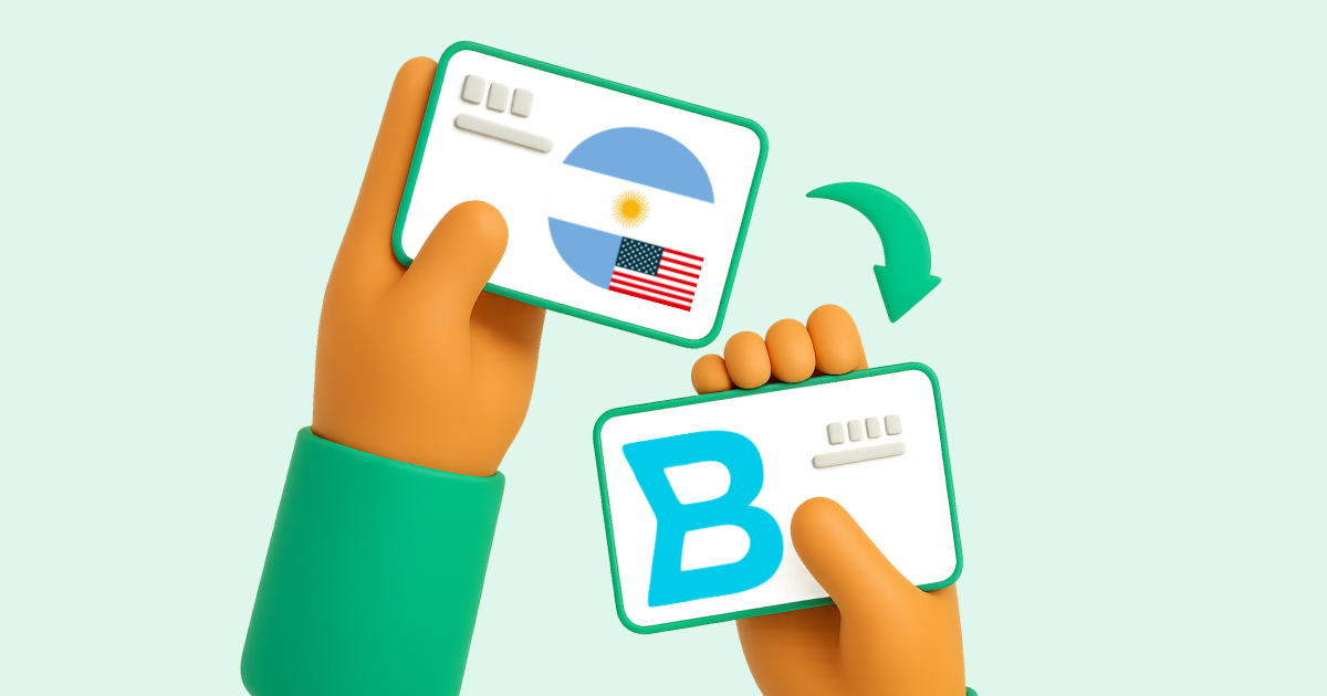 Pasar Transferencia bancaria Argentina en dólares a Bre-B