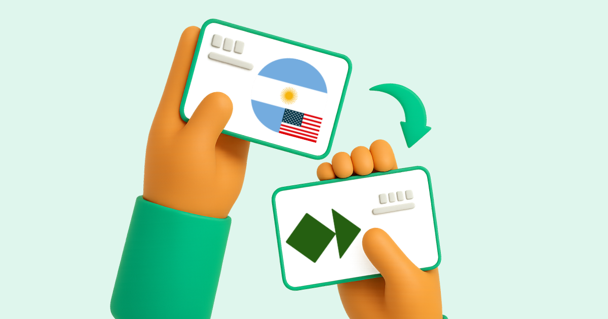 Pasar Transferencia bancaria Argentina en dólares a Neteller