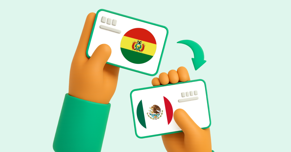 Pasar Transferencia Bancaria Bolivia a Transferencia bancaria México