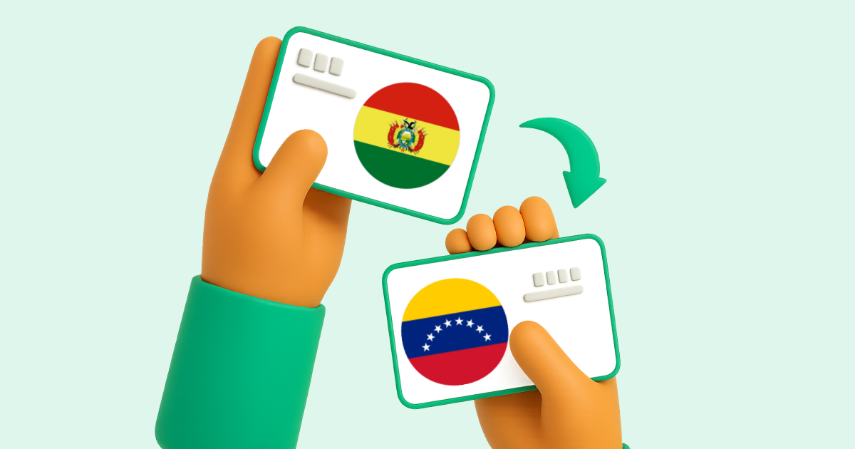Pasar Transferencia Bancaria Bolivia a Transferencia bancaria Venezuela