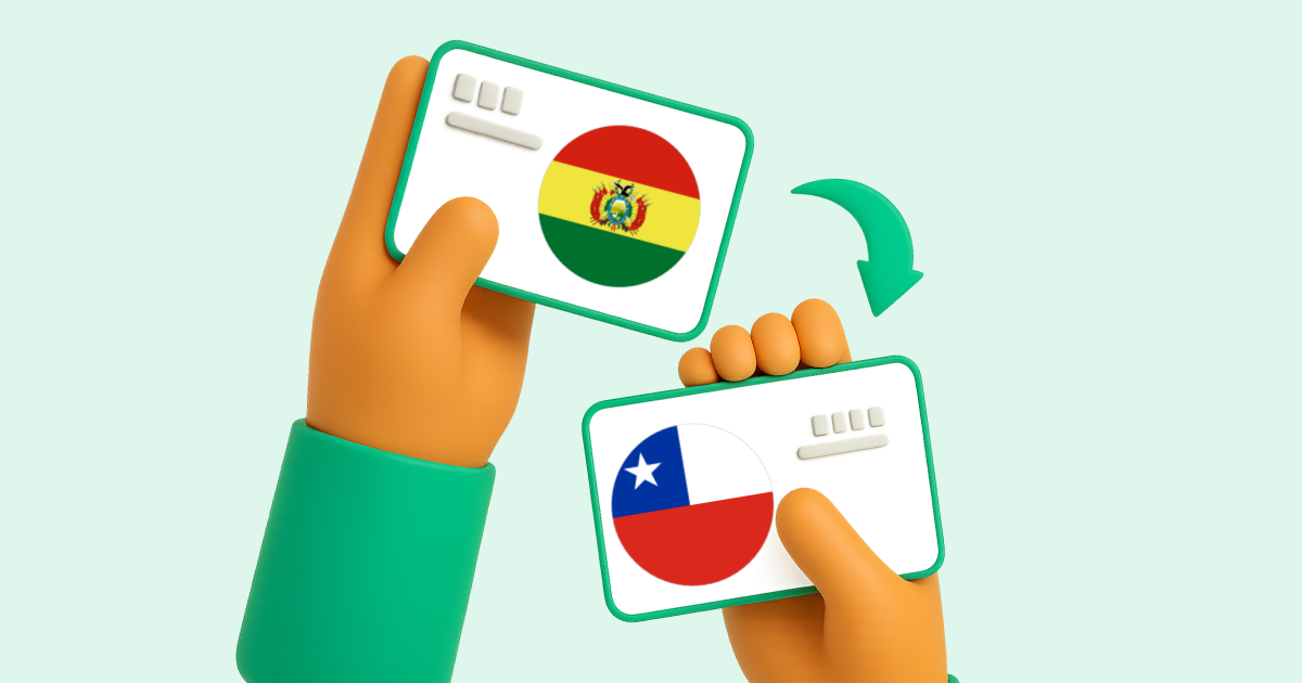Pasar Transferencia Bancaria Bolivia a Transferencia bancaria Chile