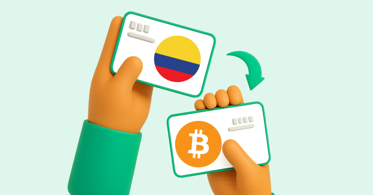 Pasar Transferencia bancaria Colombia a Bitcoin