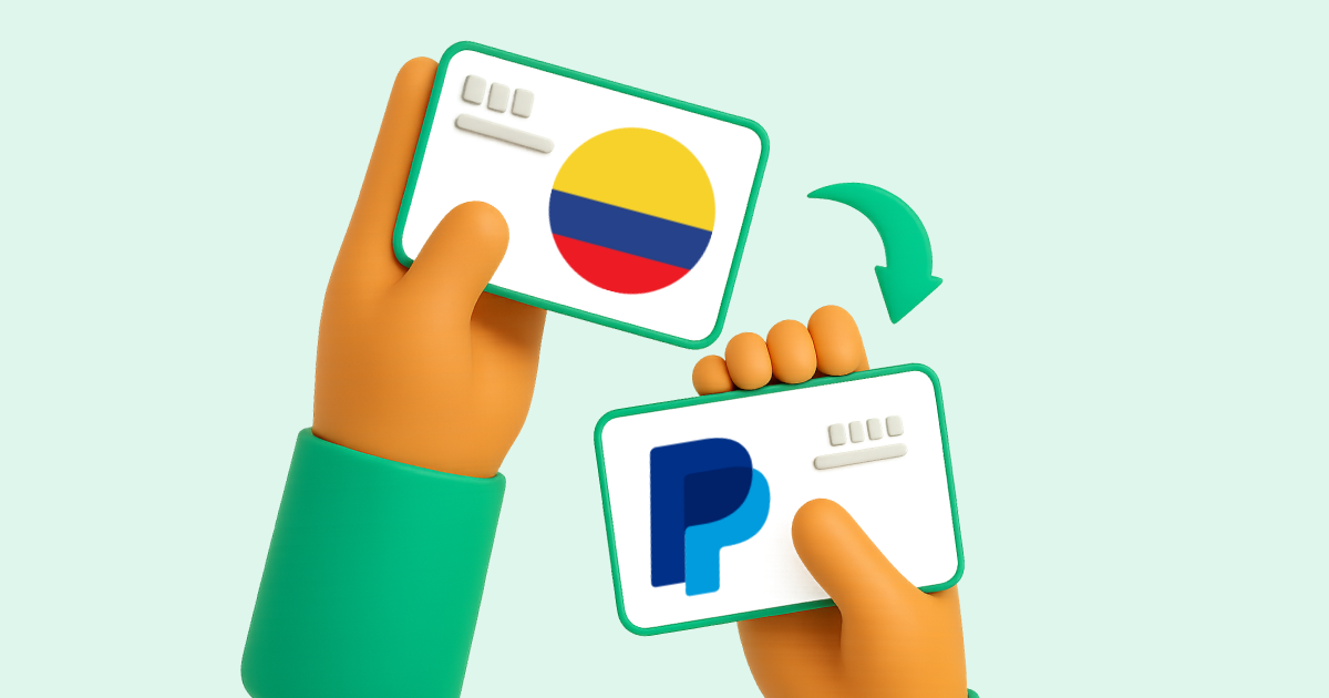 Exchange Transferencia bancaria Colombia to PayPal