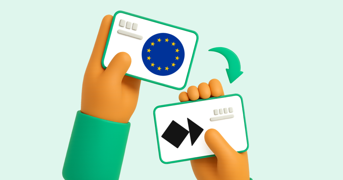 Pasar Transferencia bancaria Europa a Skrill