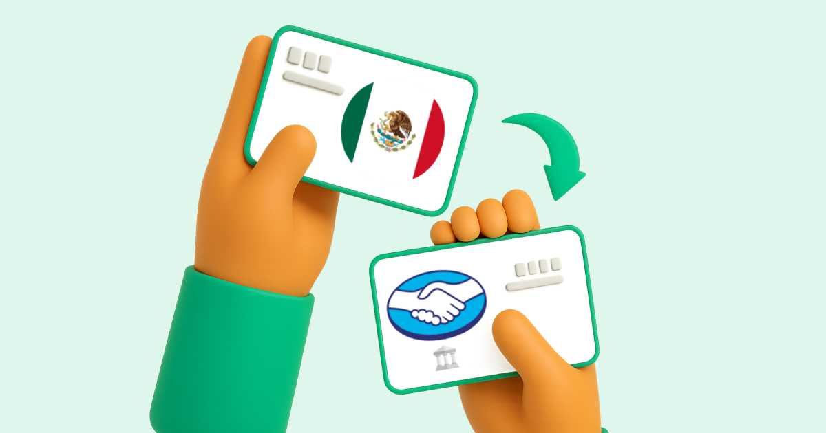 Pasar Transferencia bancaria México a Mercado Pago