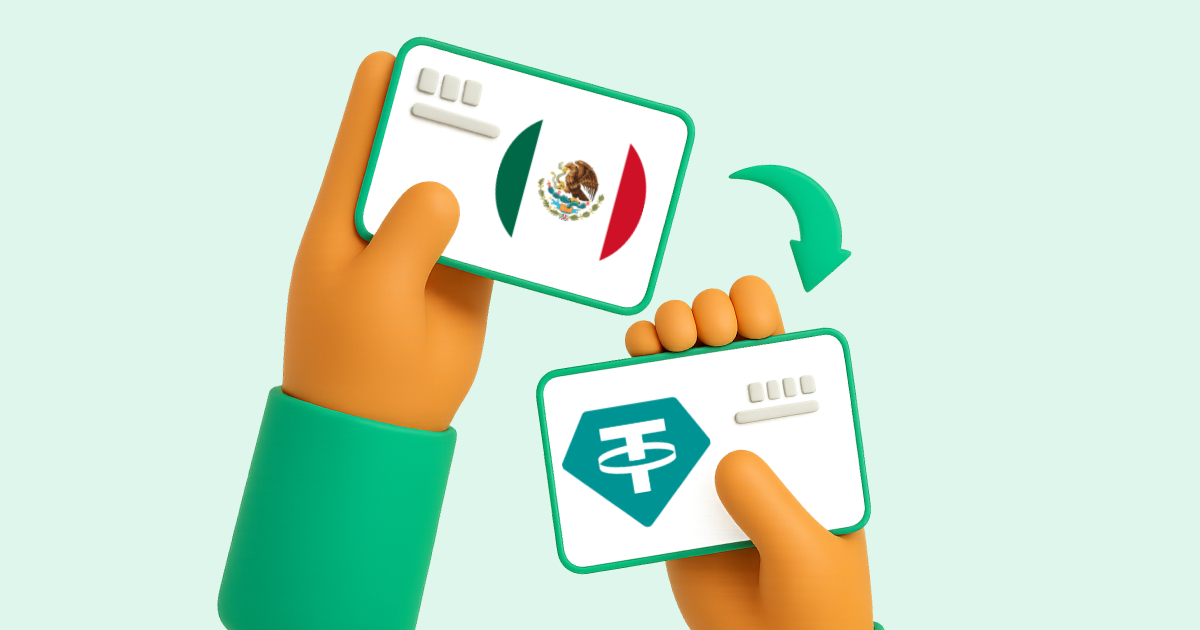 Pasar Transferencia bancaria México a Tether USDT