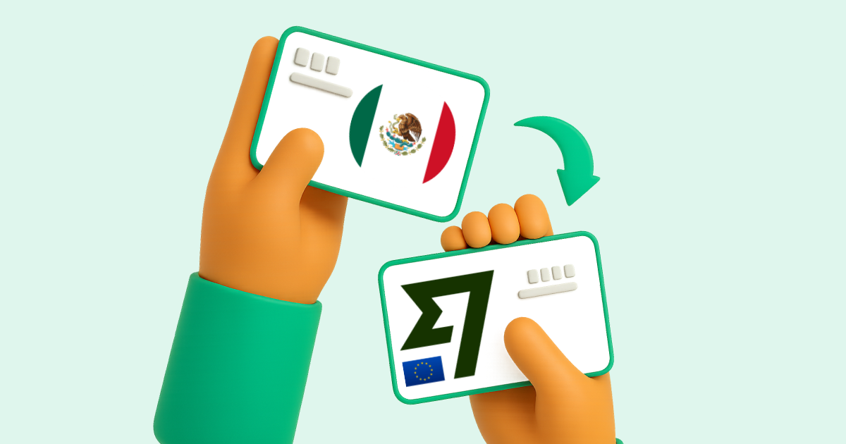 Pasar Transferencia bancaria México a Wise EUR