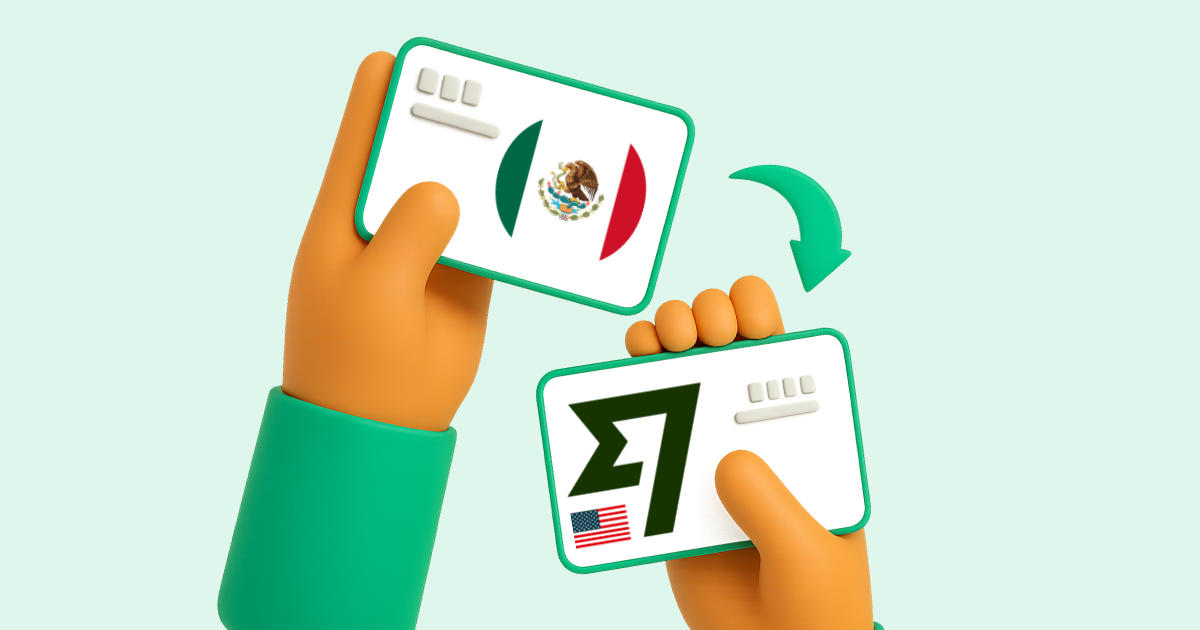 Pasar Transferencia bancaria México a Wise USD