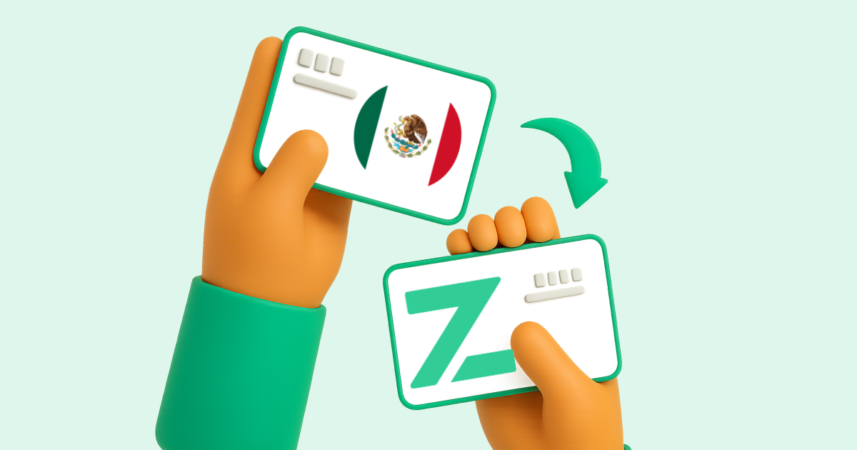 Pasar Transferencia bancaria México a Zinli