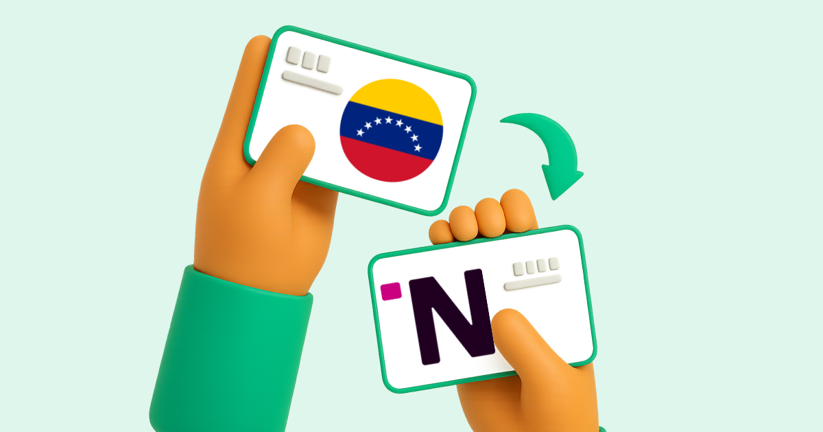 Pasar Transferencia bancaria Venezuela a Nequi