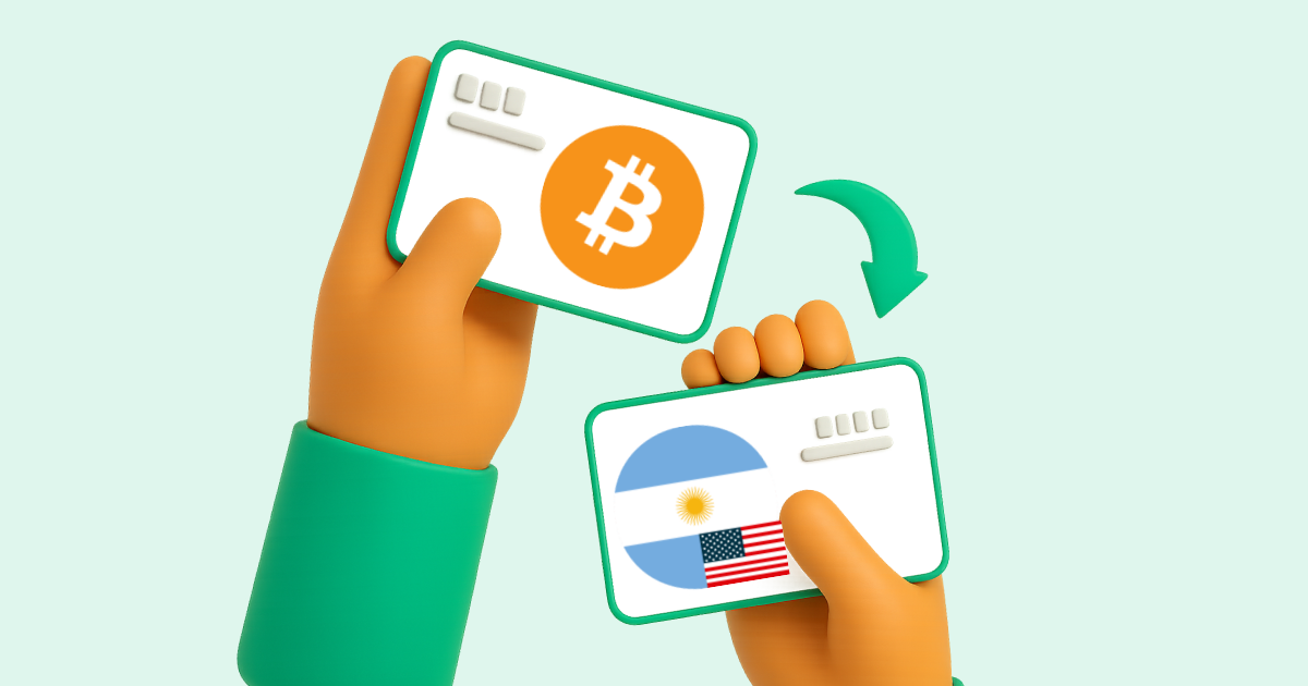 Pasar Bitcoin a Transferencia bancaria Argentina en dólares