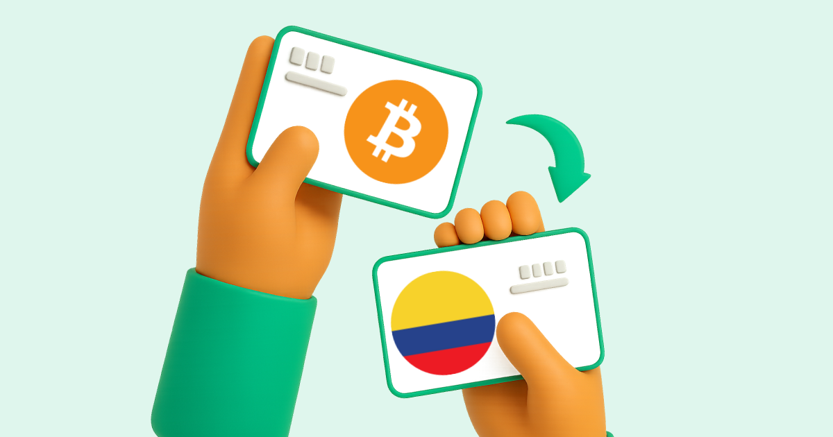 Pasar Bitcoin a Transferencia bancaria Colombia