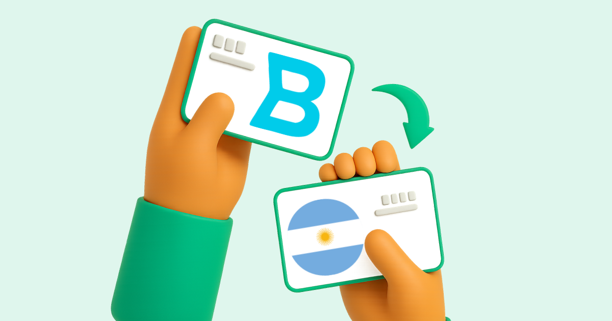 Pasar Bre-B a Transferencia bancaria Argentina