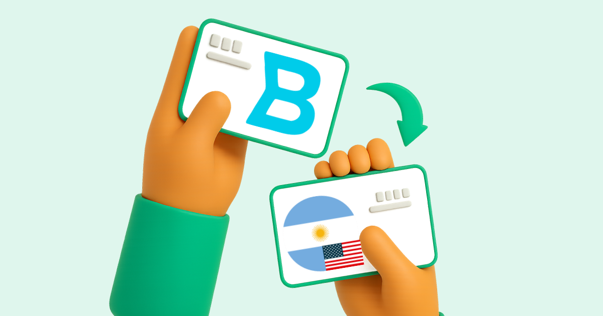 Pasar Bre-B a Transferencia bancaria Argentina en dólares