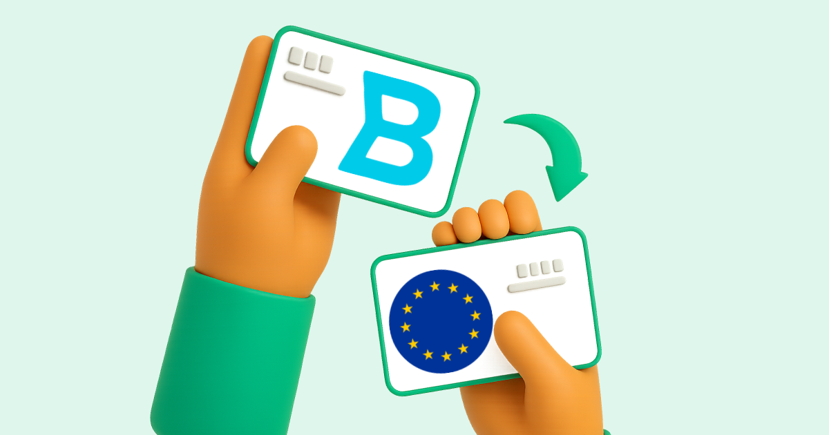 Pasar Bre-B a Transferencia bancaria Europa