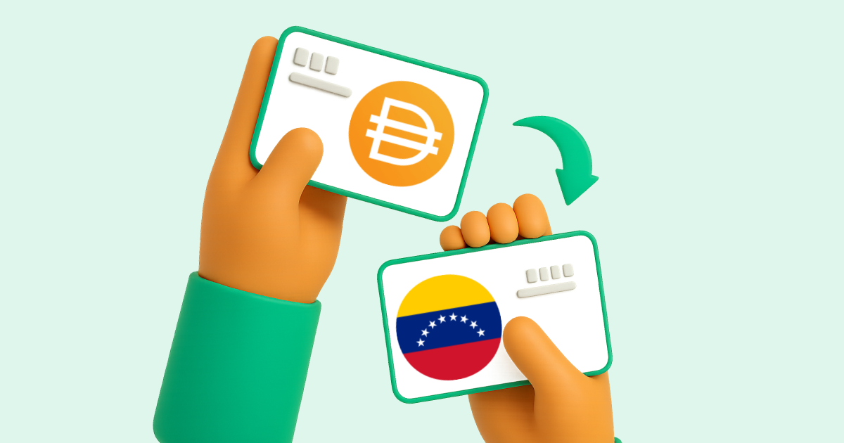 Pasar DAI criptomoneda a Transferencia bancaria Venezuela