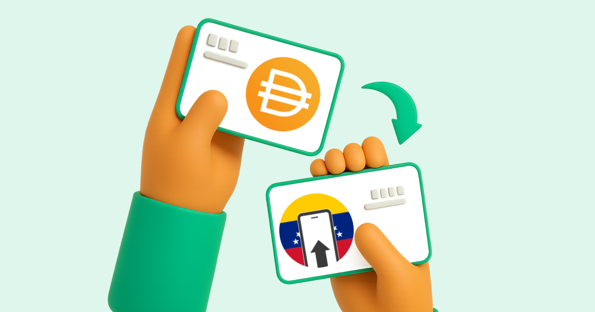 Pasar DAI criptomoneda a Pago Móvil Venezuela