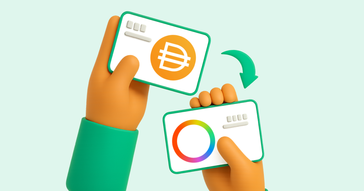 Pasar DAI criptomoneda a Payoneer