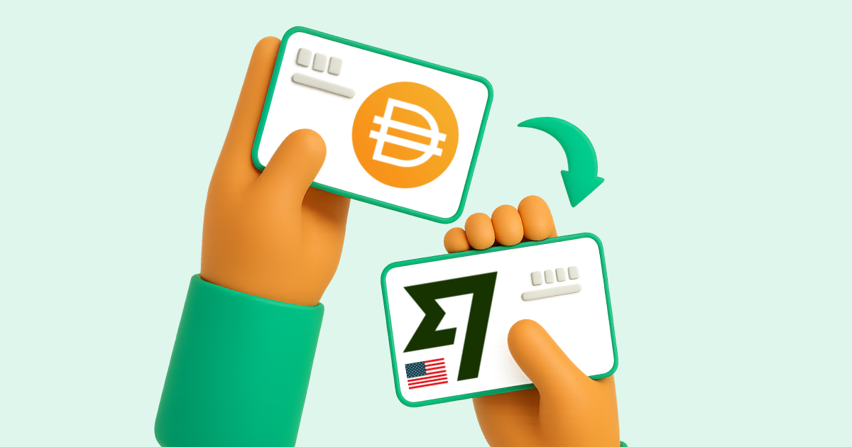 Pasar DAI criptomoneda a Wise USD