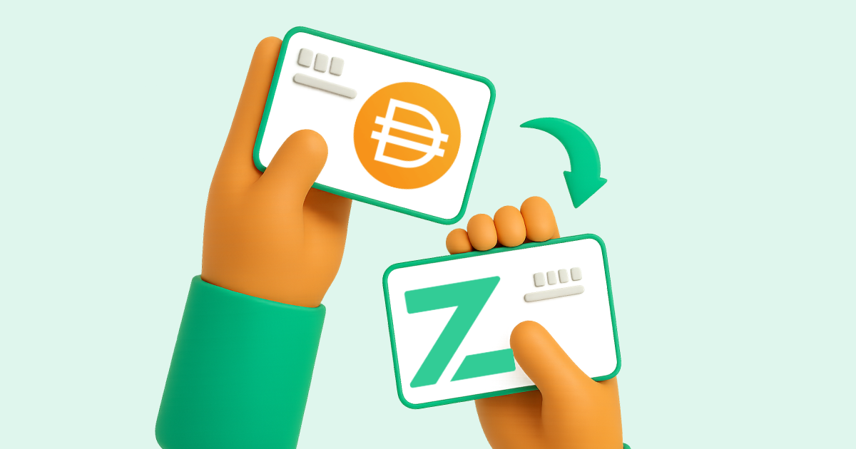 Pasar DAI criptomoneda a Zinli