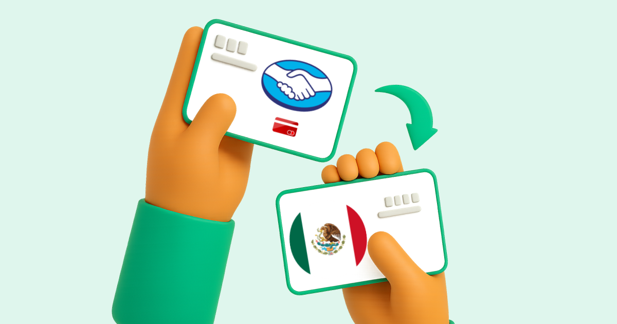 Pasar Mercado Pago (tarjeta de crédito) a Transferencia bancaria México
