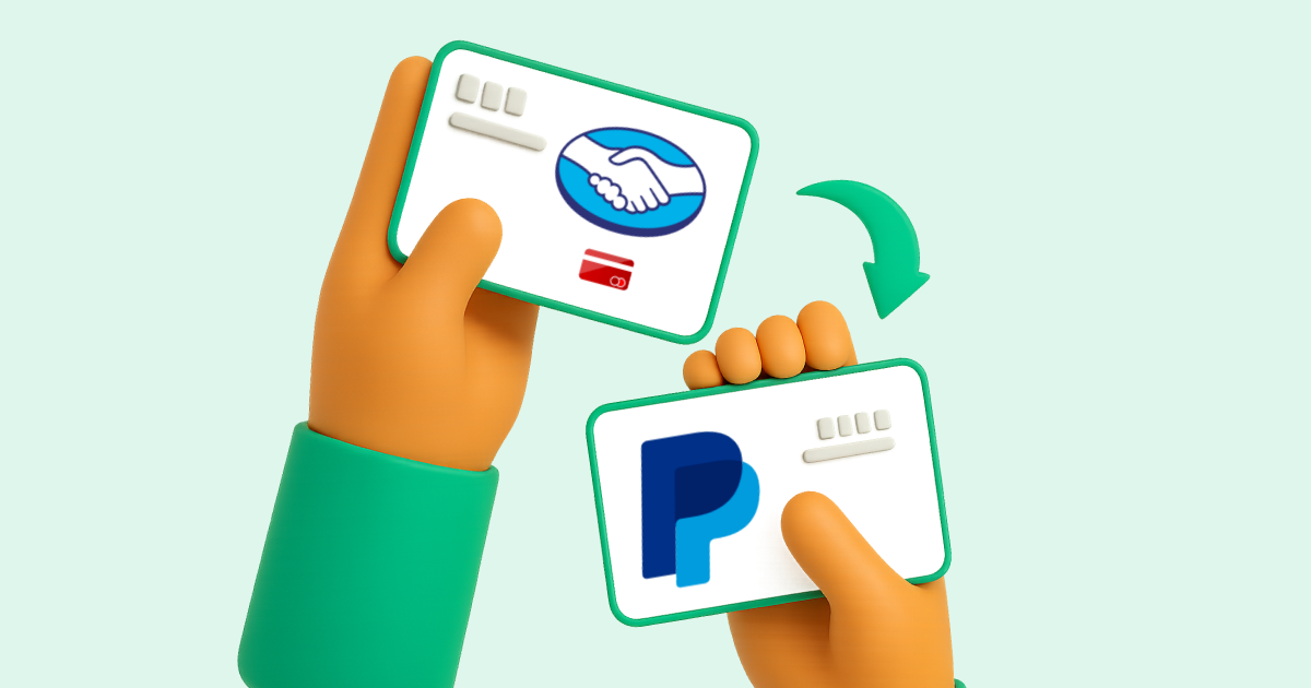 Pasar Mercado Pago (tarjeta de crédito) a PayPal