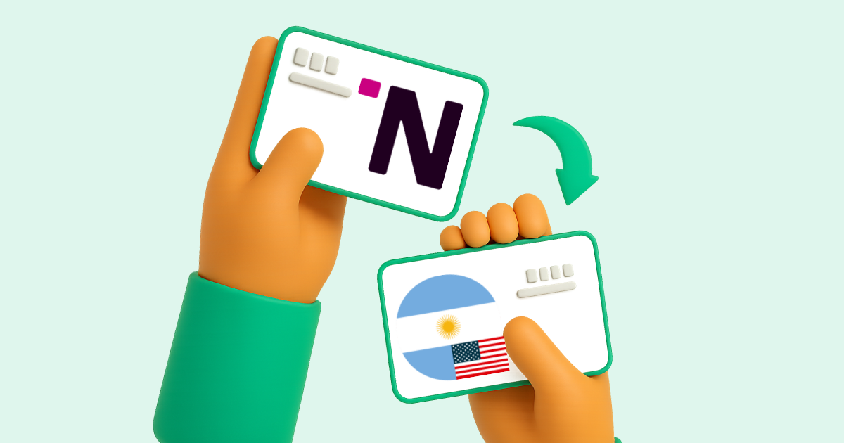 Pasar Nequi a Transferencia bancaria Argentina en dólares