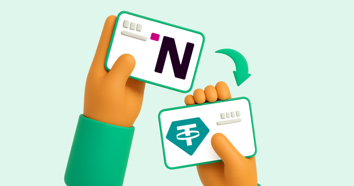 Pasar Nequi a Tether USDT