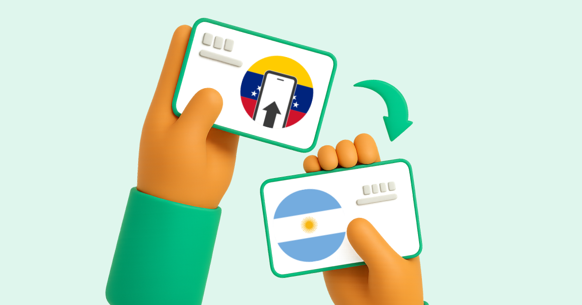 Pasar Pago Móvil Venezuela a Transferencia bancaria Argentina