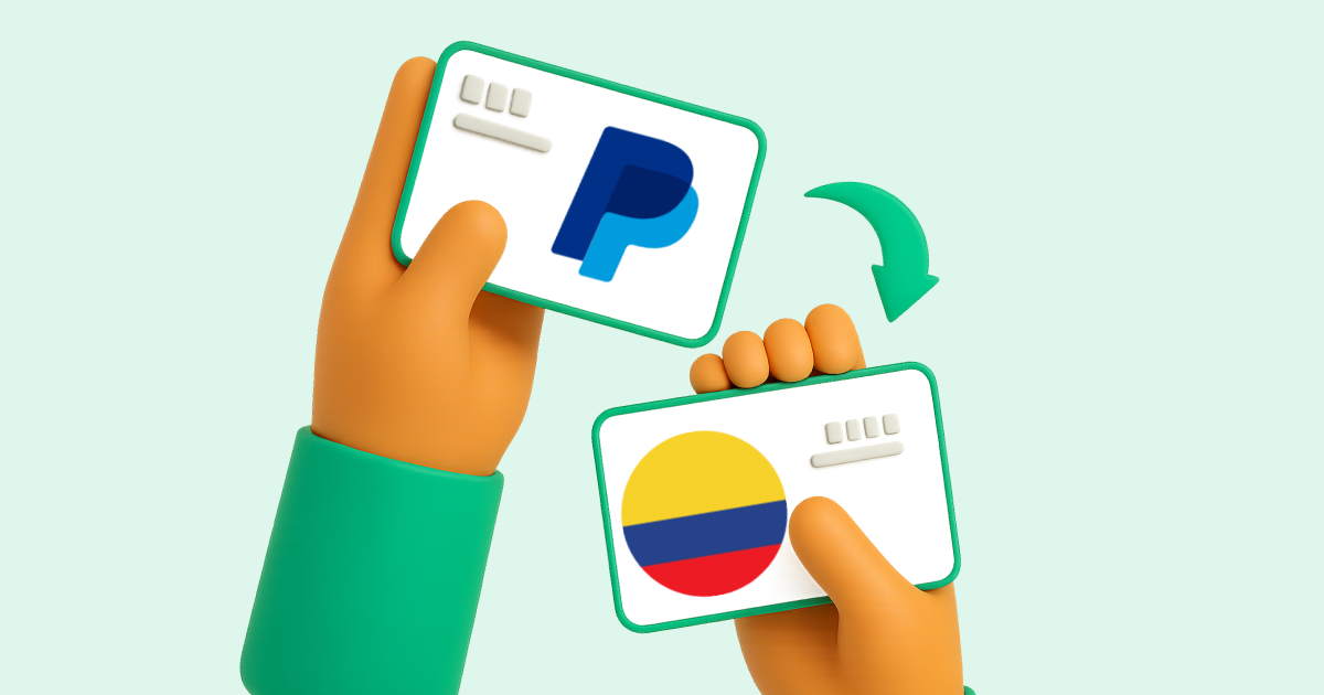 Pasar PayPal a Transferencia bancaria Colombia