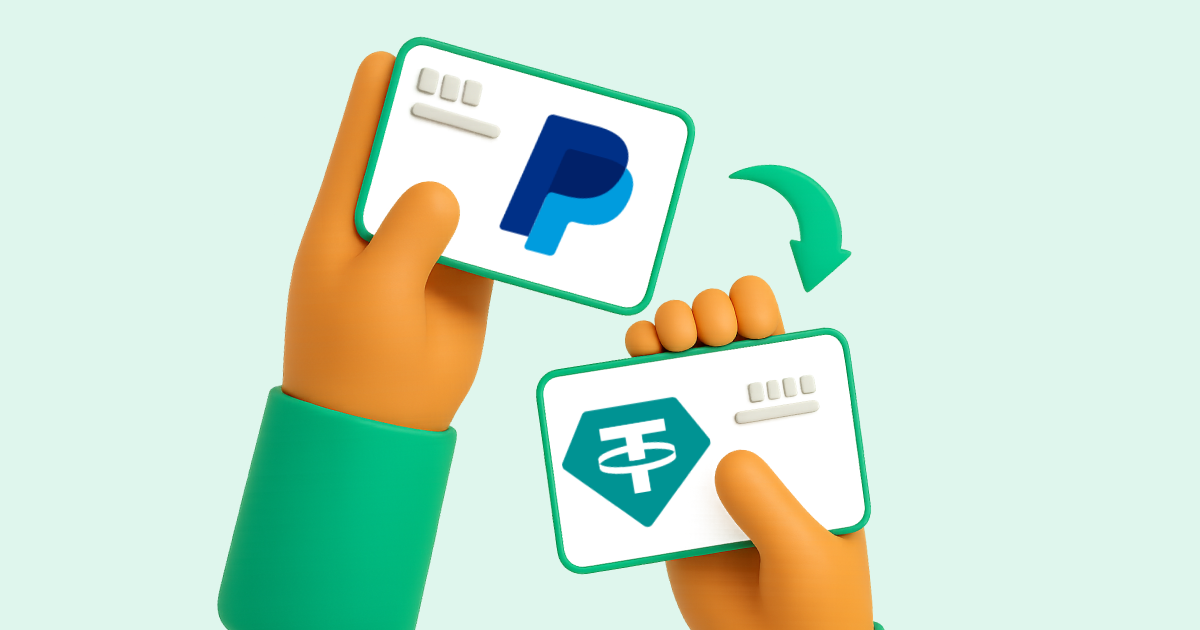 Pasar PayPal a Tether USDT