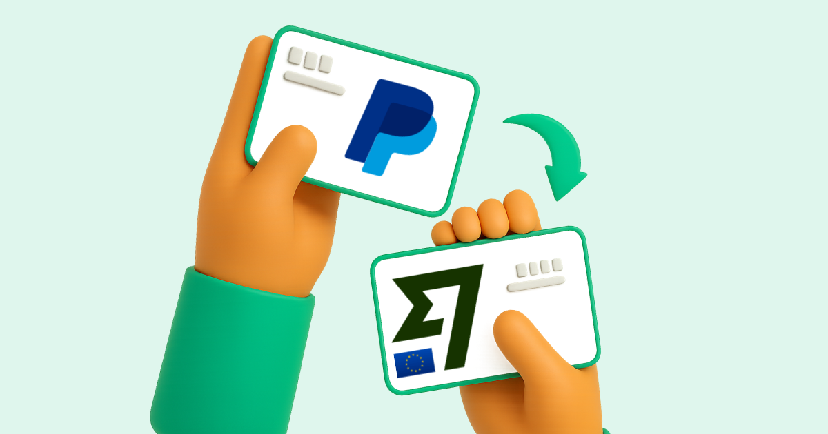 Pasar PayPal a Wise EUR