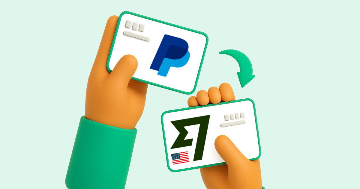 Pasar PayPal a Wise USD