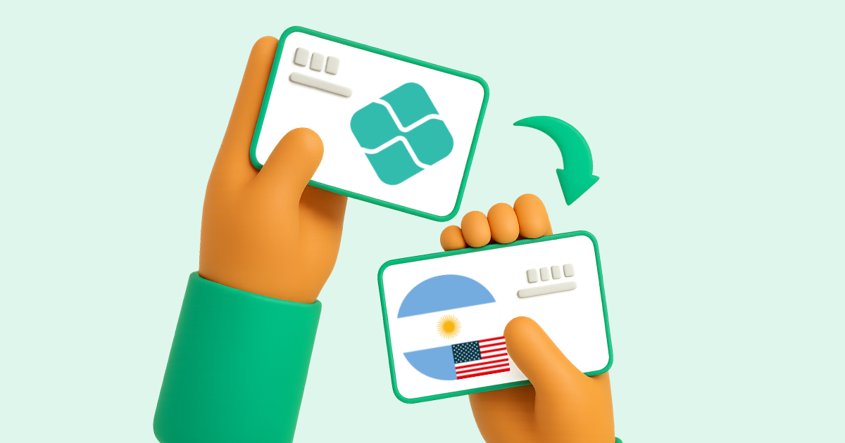 Pasar Pix Brasil a Transferencia bancaria Argentina en dólares