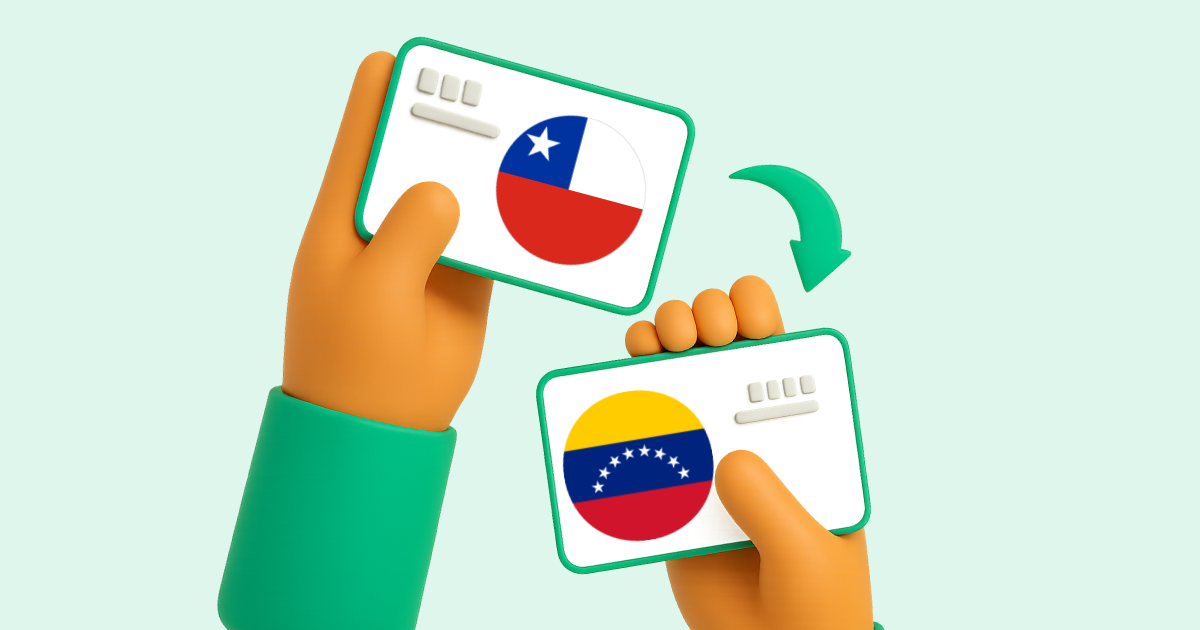 Pasar Transferencia bancaria Chile a Transferencia bancaria Venezuela