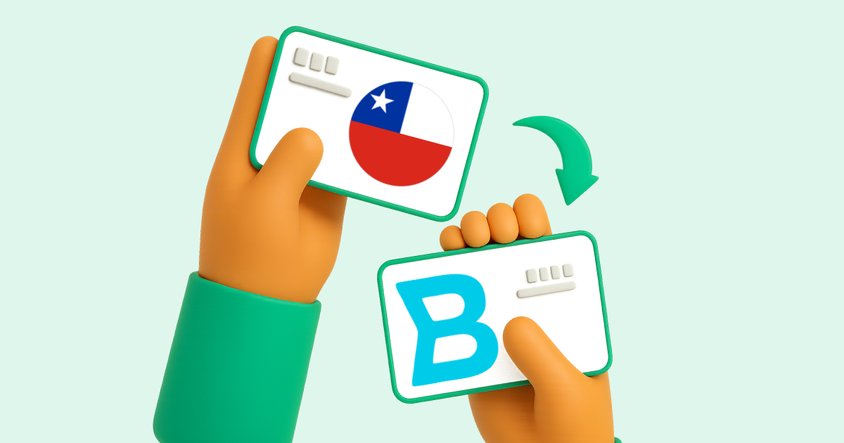 Pasar Transferencia bancaria Chile a Bre-B