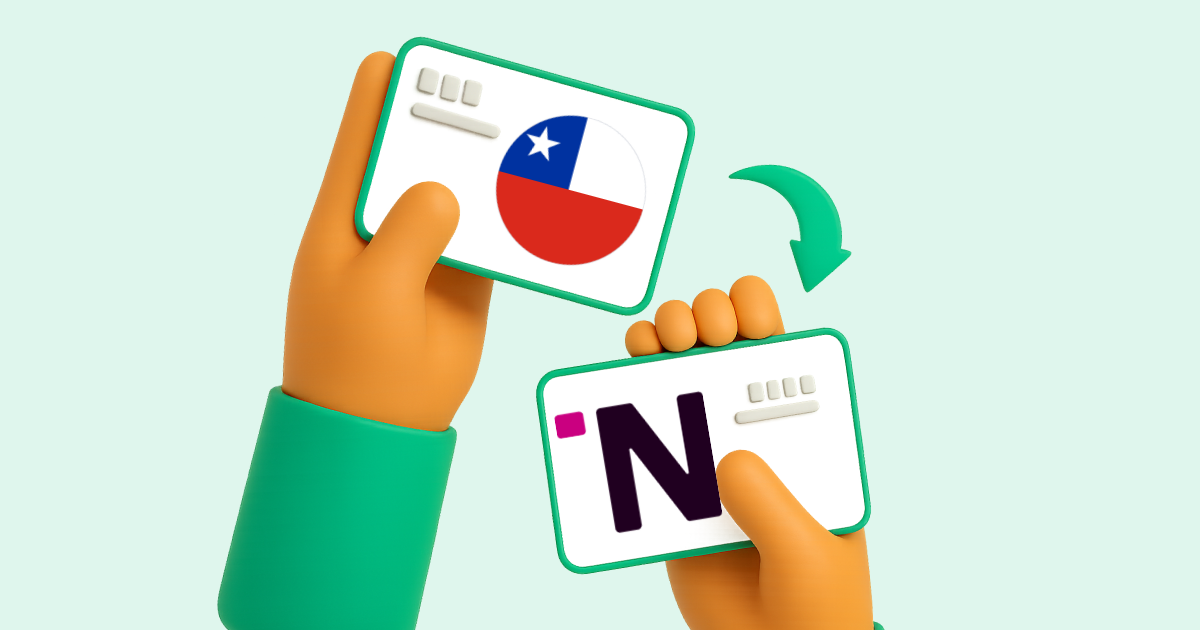 Pasar Transferencia bancaria Chile a Nequi