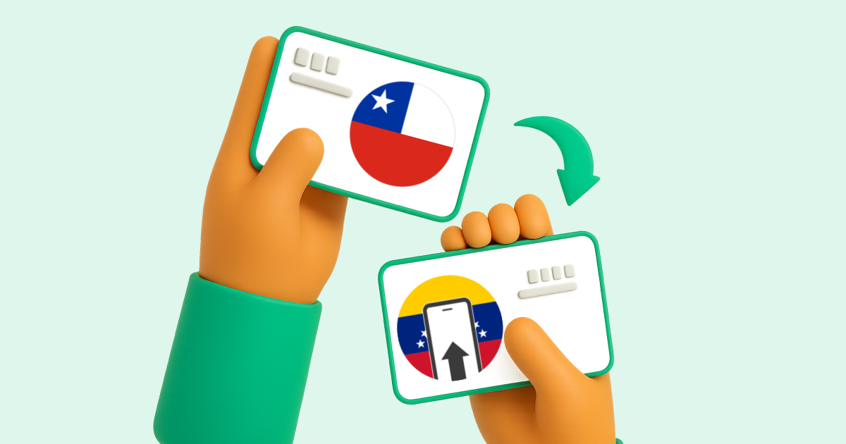 Pasar Transferencia bancaria Chile a Pago Móvil Venezuela