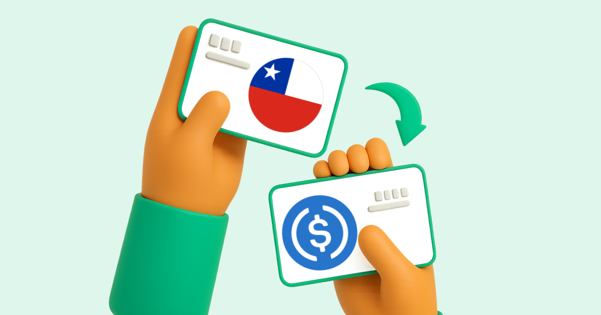Pasar Transferencia bancaria Chile a USDC (USD Coin)
