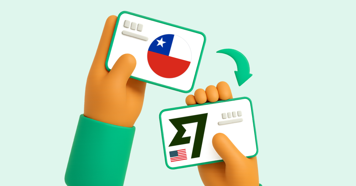 Pasar Transferencia bancaria Chile a Wise USD