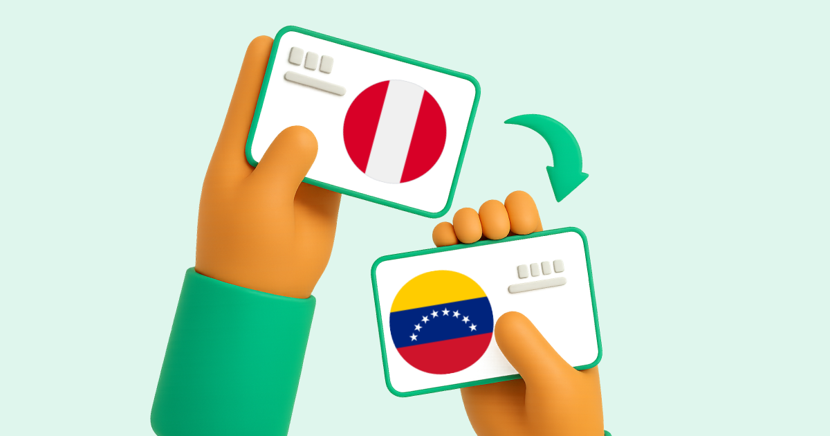Pasar Transferencia bancaria Perú a Transferencia bancaria Venezuela