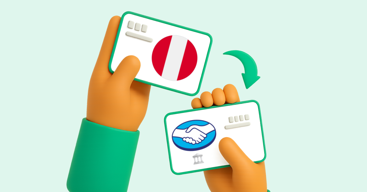 Pasar Transferencia bancaria Perú a Mercado Pago