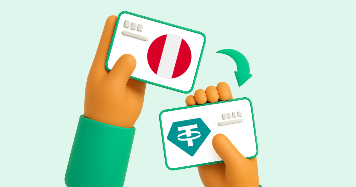 Pasar Transferencia bancaria Perú a Tether USDT