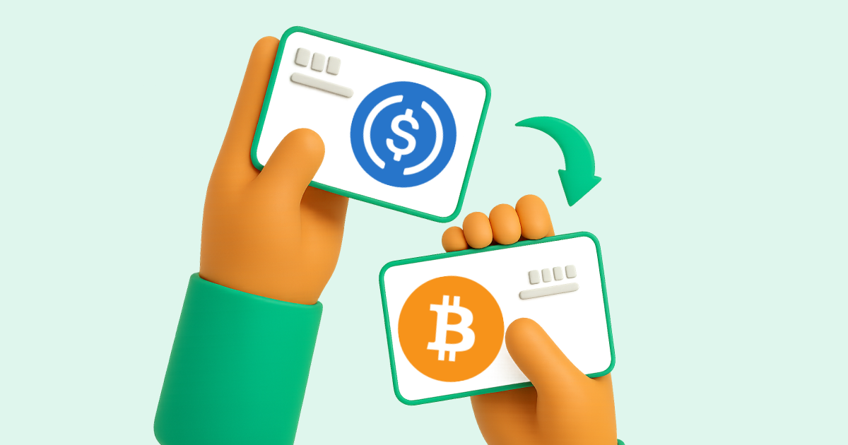 Pasar USDC (USD Coin) a Bitcoin