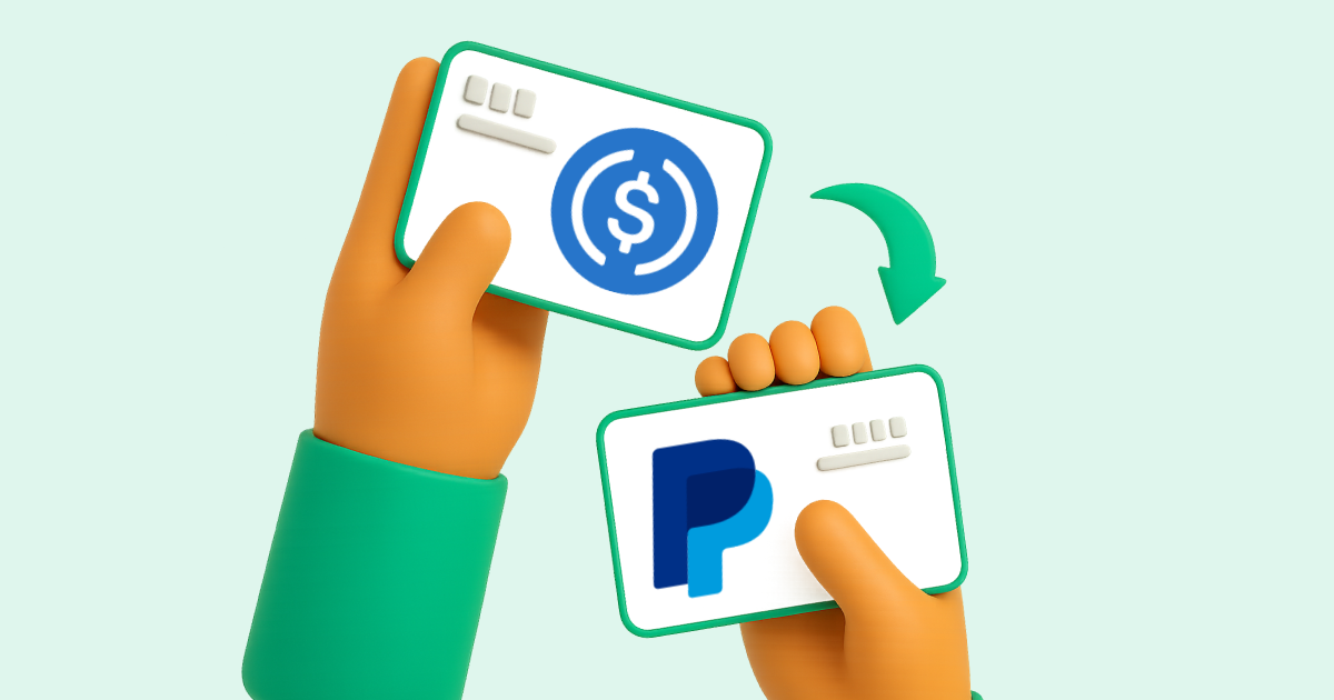 Pasar USDC (USD Coin) a PayPal