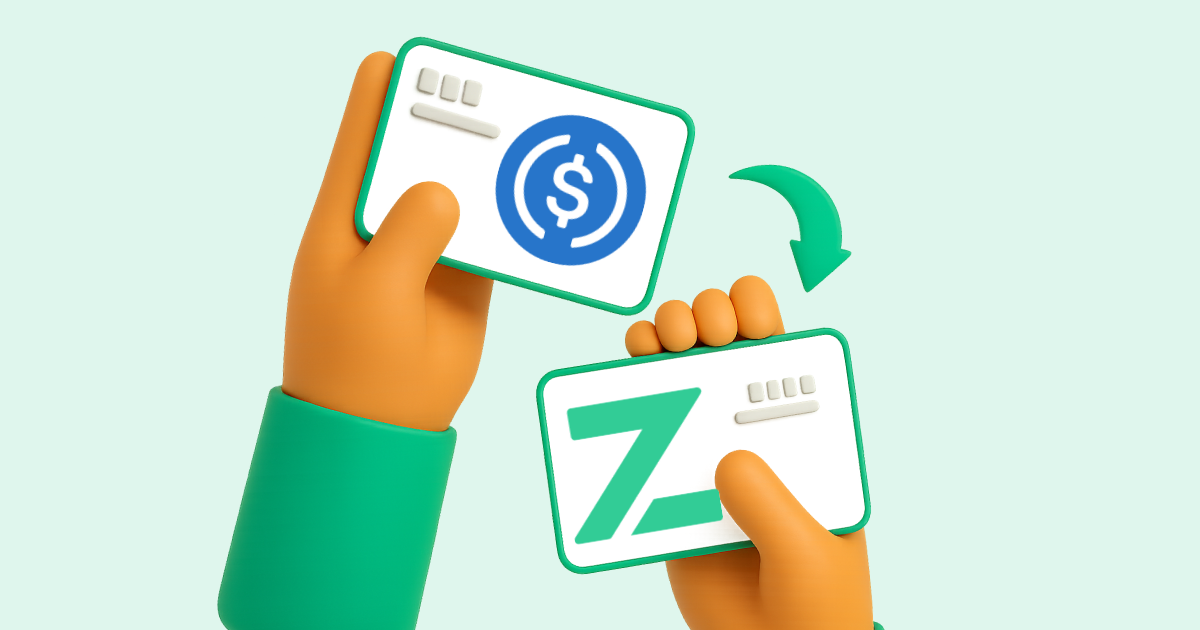 Pasar USDC (USD Coin) a Zinli