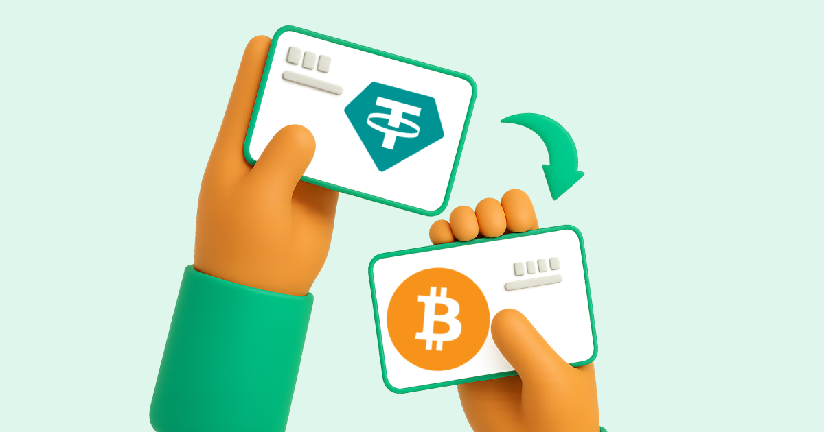 Pasar Tether USDT a Bitcoin