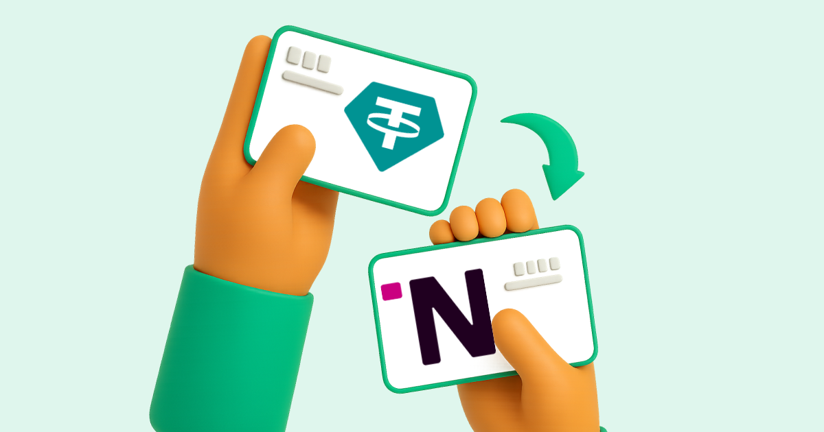 Pasar Tether USDT a Nequi